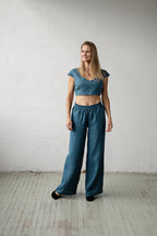 Wide Leg Pants Pattern  | Sizes XS-2XL
