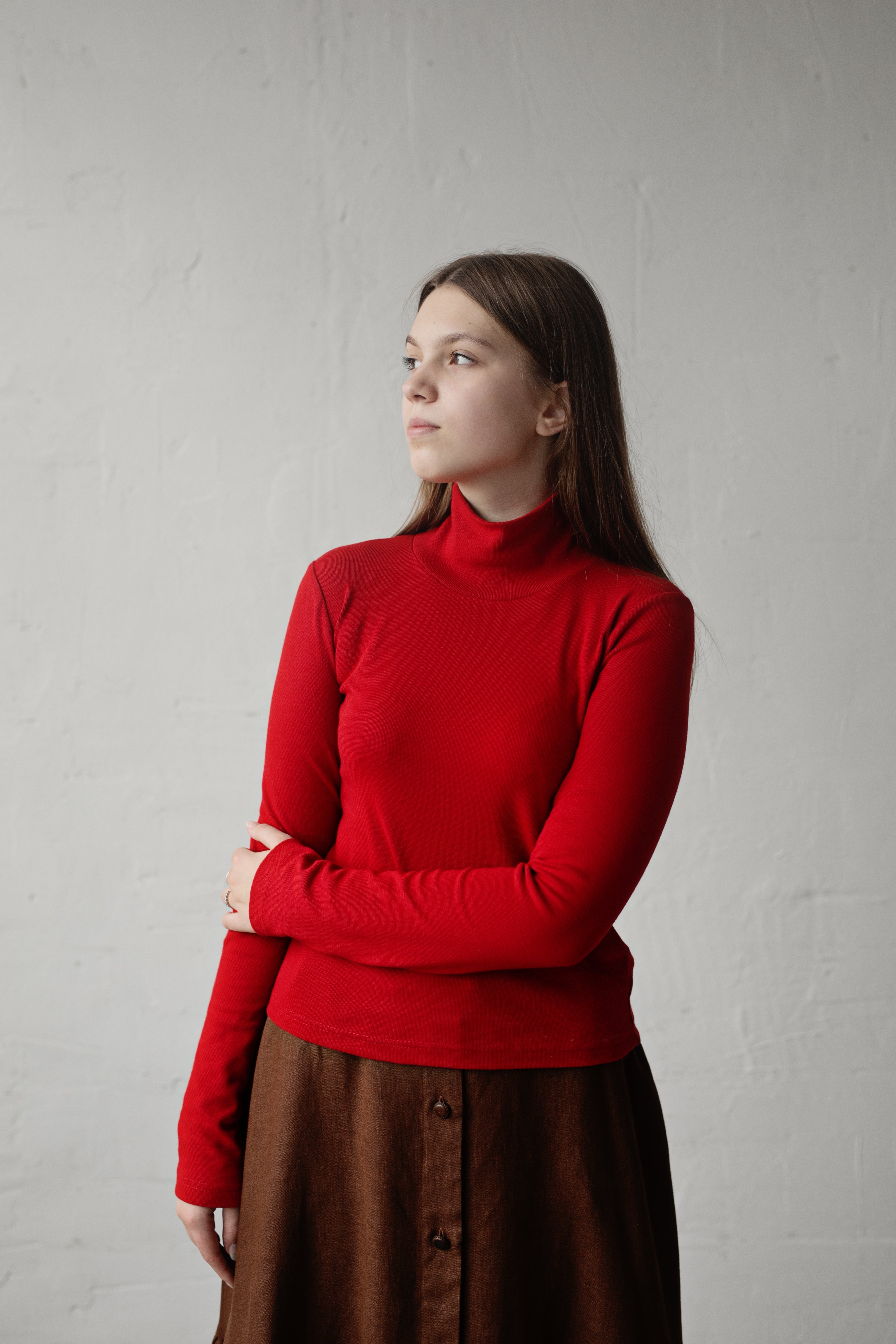 Turtleneck top sewing pattern | Sizes XS-3XL