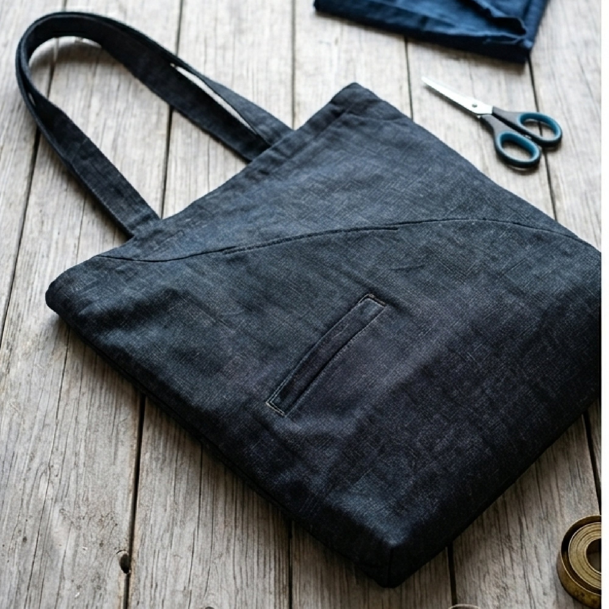 5 Pocket Tote Bag PDF Sewing Pattern