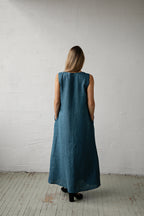 Long Sleeveless Dress Pattern | Sizes XS-2XL