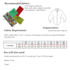 Batwings Sleeve Shirt Sewing Pattern | Sizes XS -3XL