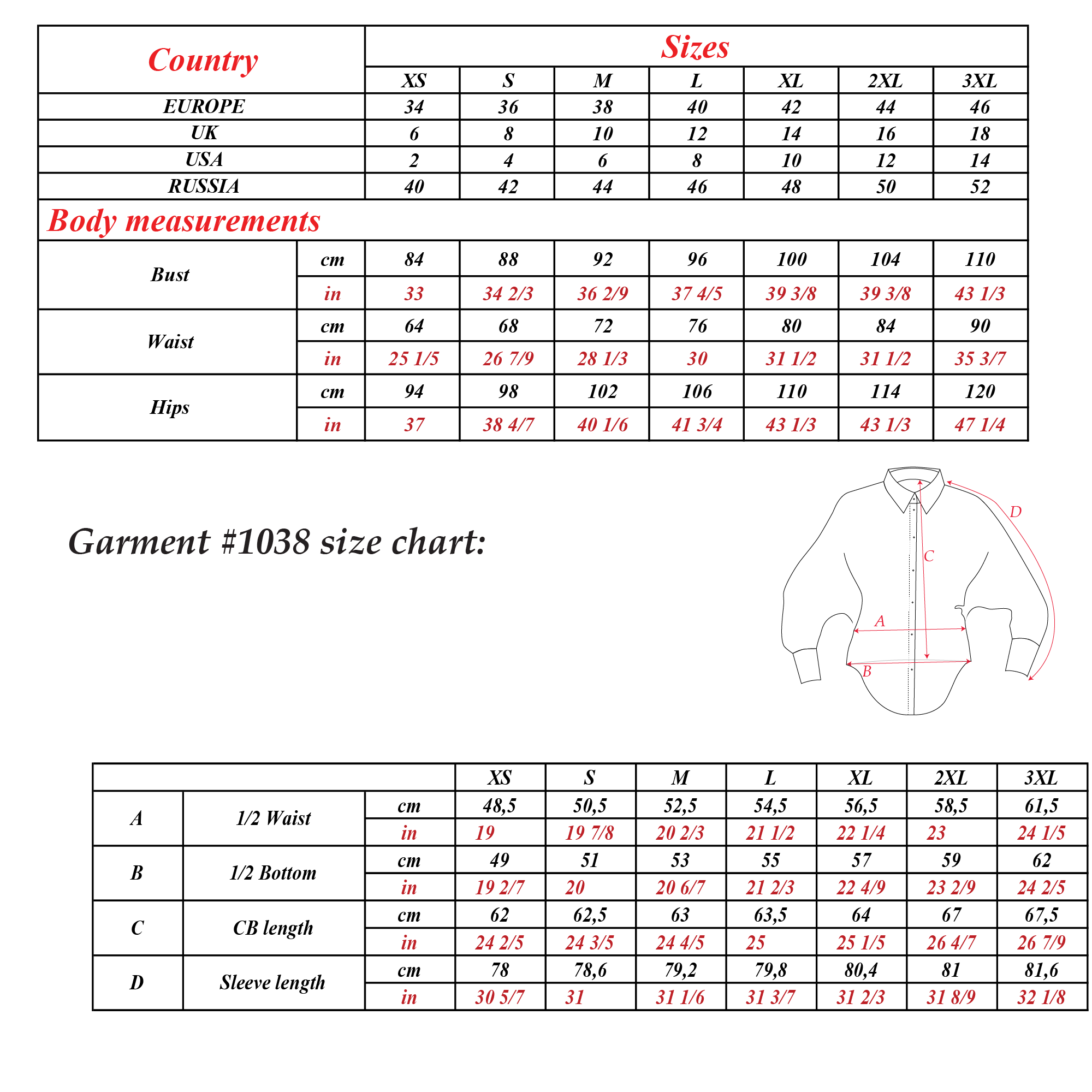 Batwings Sleeve Shirt Sewing Pattern | Sizes XS -3XL