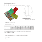 Oversized Shirt PDF Sewing Pattern - XS to 2XL Sizes Available