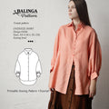 Oversized Shirt PDF Sewing Pattern - XS to 2XL Sizes Available