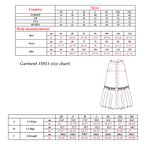 Ruffle Skirt Sewing Pattern | XS-3XL