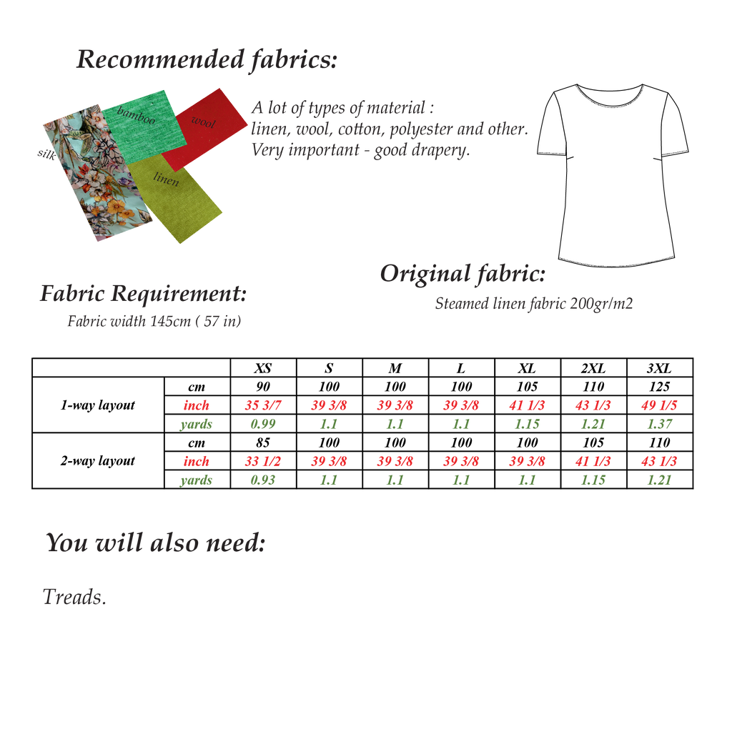 Vintage Blouse Sewing Pattern | Sizes XS-3XL