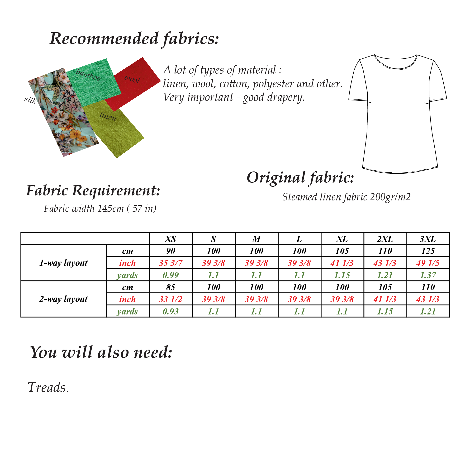 Vintage Blouse Sewing Pattern | Sizes XS-3XL