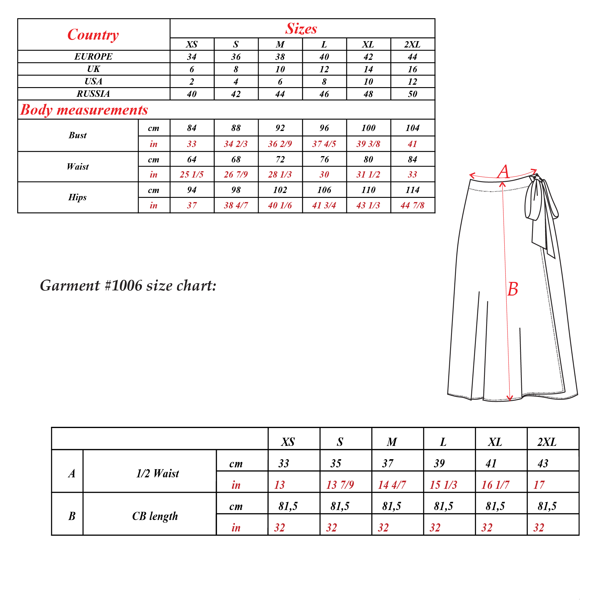 Wrap Skirt Sewing Pattern | Sizes XS-2XL