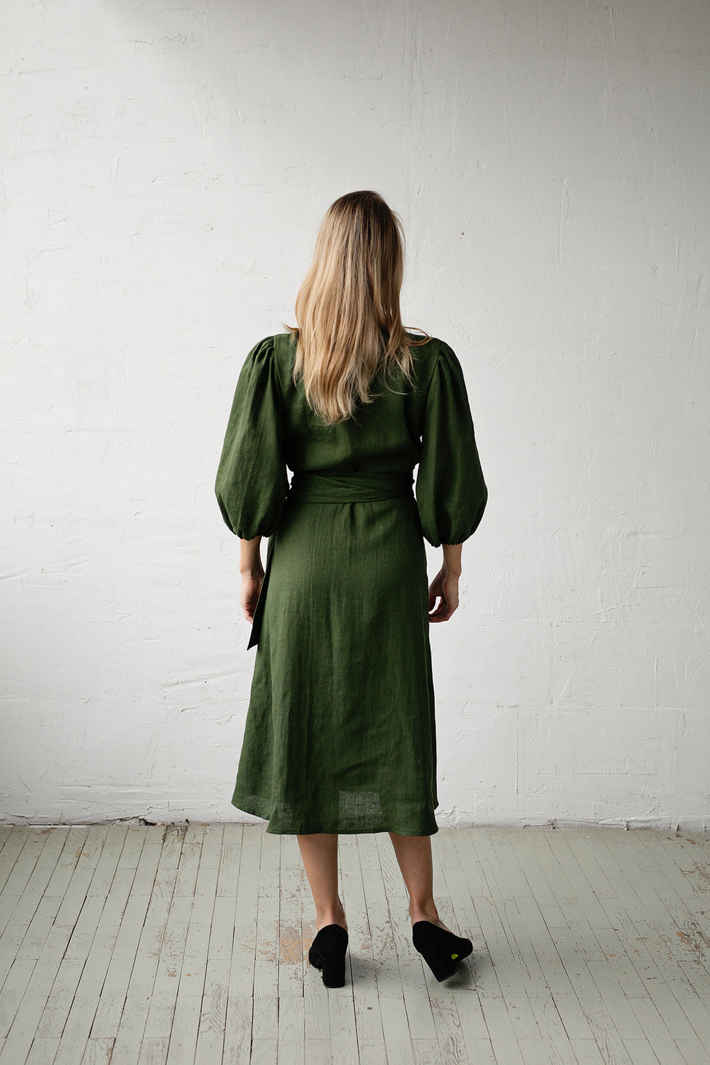wrap dress back