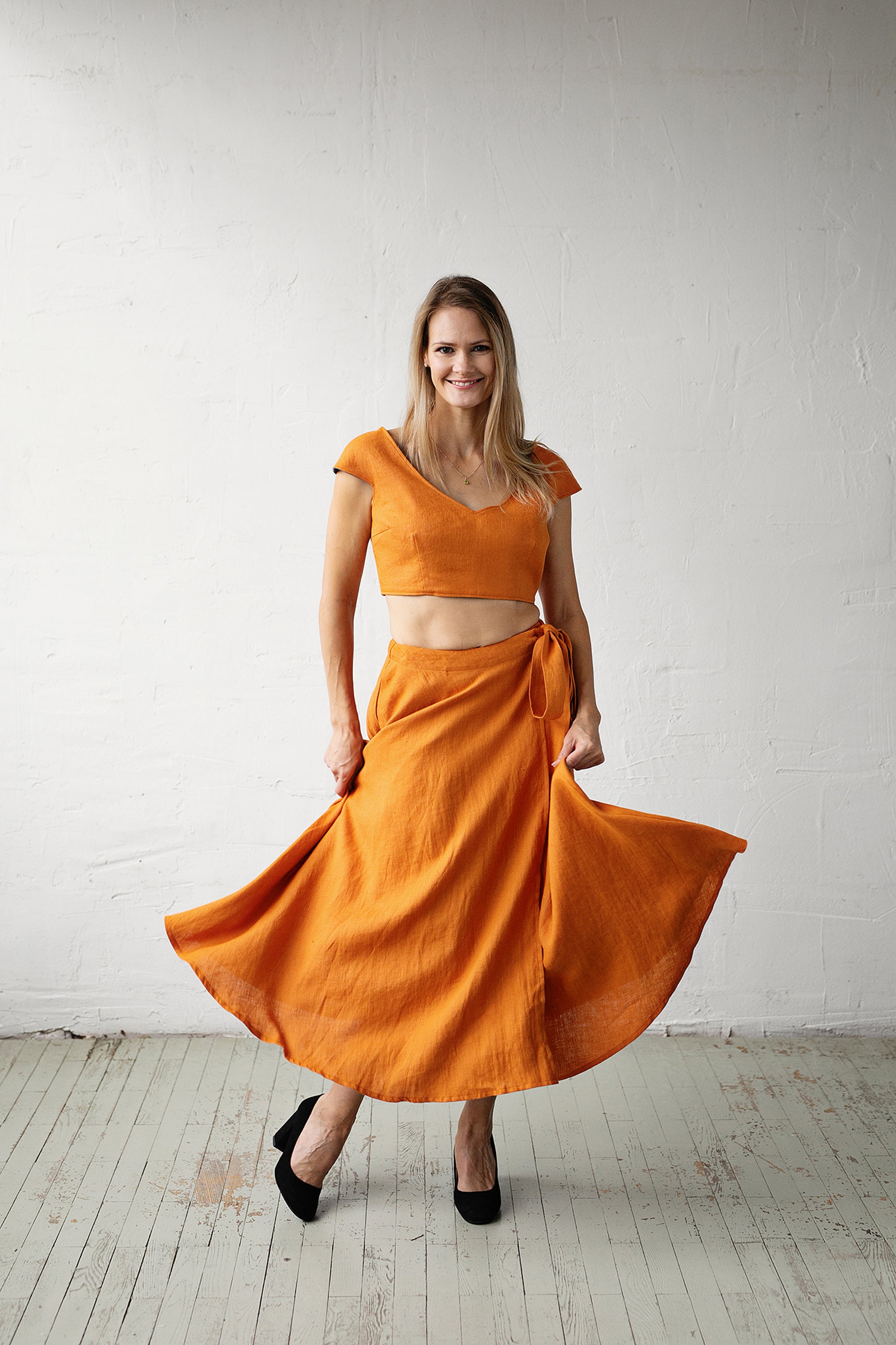 Wrap Skirt Sewing Pattern | Sizes XS-2XL